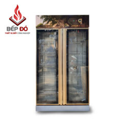 tủ sấy chén bát 2 buồng công nghiệp nhậu khẩu