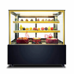 Tủ đựng bánh kem 3 tầng kính vuông 1m2 Snow Village GB-300-4L.5Z