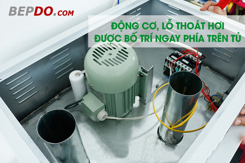 cấu tạo hệ thống thoát hơi máy sấy công nghiệp