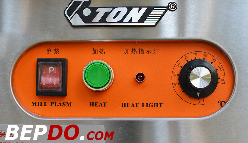 điều khiển máy xay nấu đậu nành ETON 10G dễ dàng với bàng điều khiển trực quan