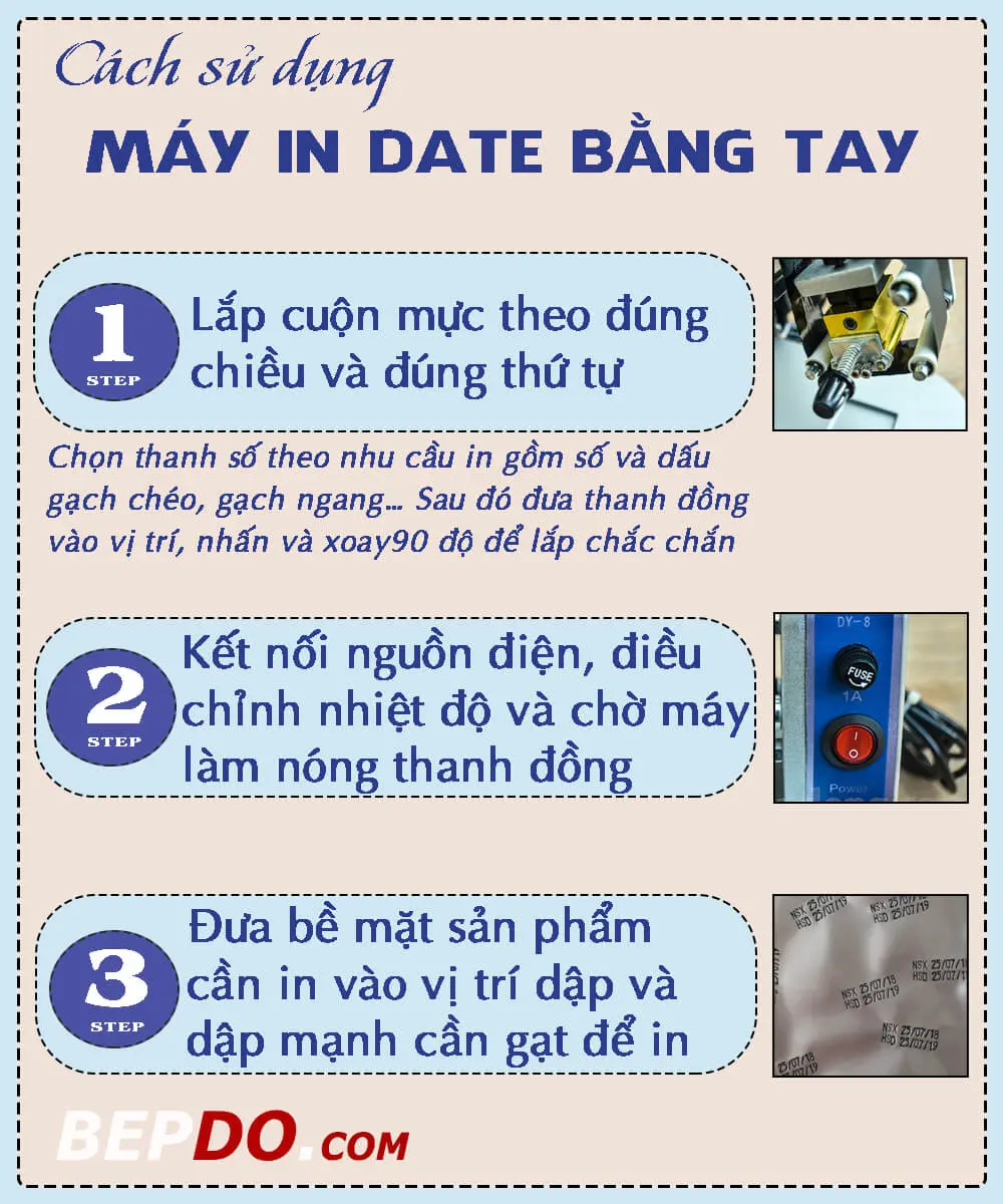 hướng dẫn sử dụng máy in phun date dập tay