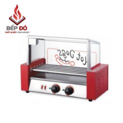 máy nướng xúc xích 5 thanh kính thẳng BẾP ĐỎ