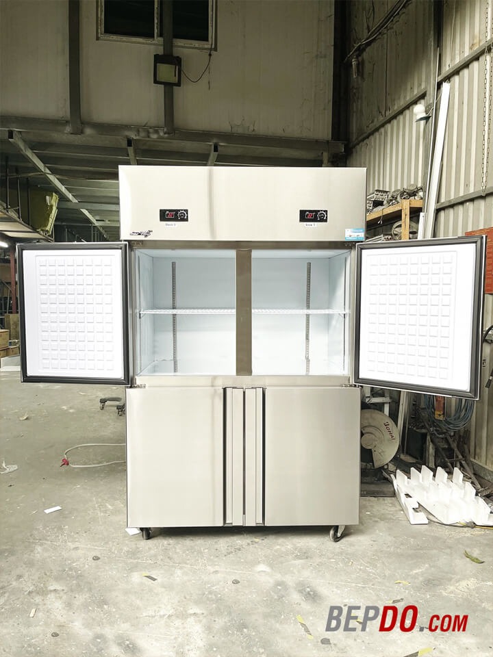 Tính ứng dụng cao phù hợp đa dạng các loại thực phẩm khác nhau là lợi thế của tủ đông 4 cánh Snow village