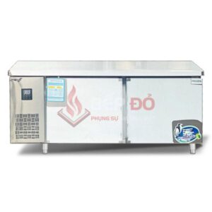 bàn đông inox có quạt lạnh 1m5