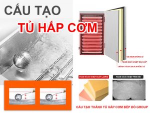 cấu tạo tủ hấp cơm công nghiệp