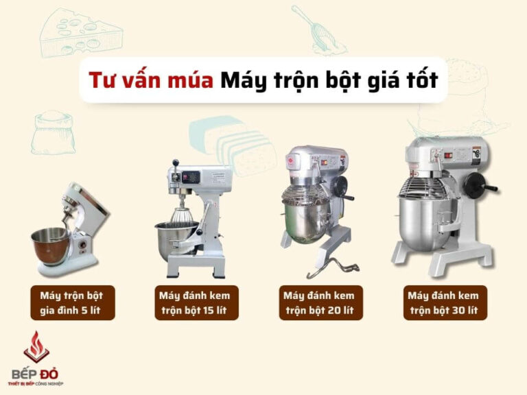 Tư vấn mua máy nhồi bột các loại làm bánh đúng theo nhu cầu - Biên tập bởi Thanh Liêm