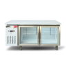 Bàn mát 2 cửa kính 1.5m Snow Village PLO.25L2Q trong thiết kế hiện đại