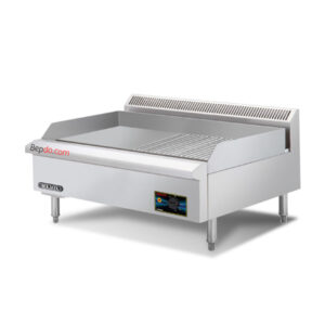 bếp chiên nửa phẳng nửa nhám điện chân thấp Berjaya EG5250HR-17