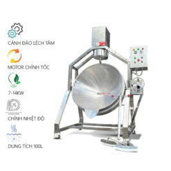 Chảo Xào Nhân Bánh 100L Điện - Đảo Lệch Tâm