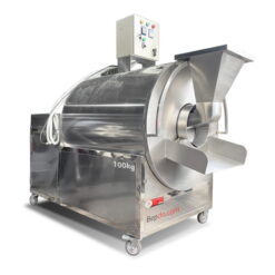 máy rang hạt 100kg dùng điện năng suất công nghiệp