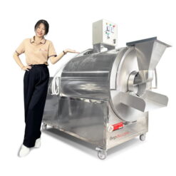 máy rang hạt ngũ cốc nông sản công nghiệp dùng điện tự động Bếp Đỏ