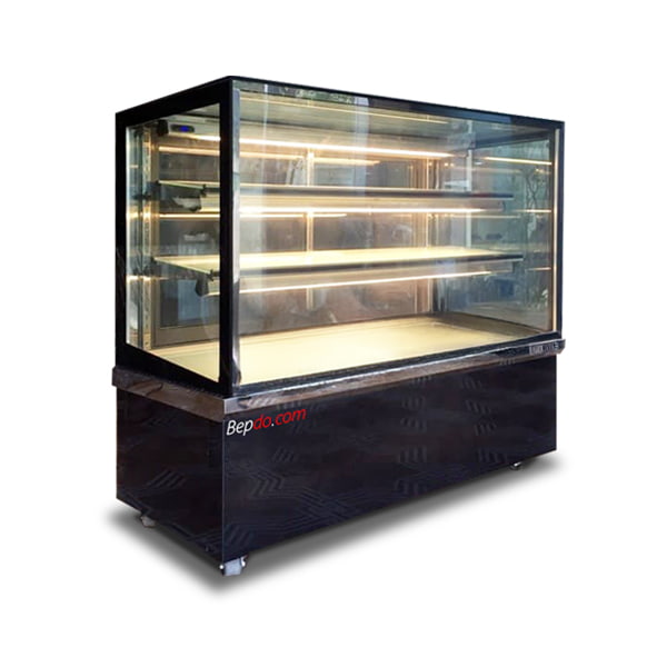 Tủ bánh kem kính vuông 1m5 Berjaya RCS15SB13-2FB 2 Thiết kế hiện đại Tủ bánh kem kính vuông 1m5 Berjaya RCS15SB13-2FB