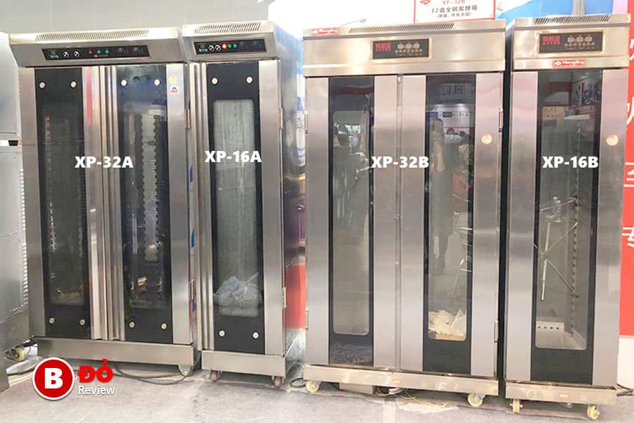 Tủ ủ bột 16 khay dùng điện Hongling XF-16B 2 Tủ ủ bột 16 khay dùng điện Hongling XF-16B đặt tại tiệm bánh chuyên nghiệp